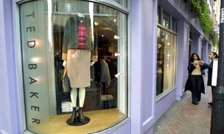 Ted Baker shop in Foubert's Place, London. Photo: David Sillitoe.