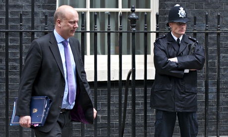 Justice secretary Chris Grayling outside 10 Downing Street