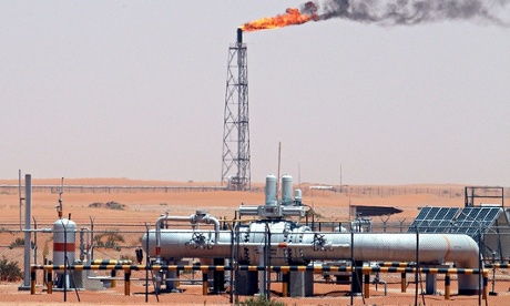 Khurais oil field in Saudi Arabia