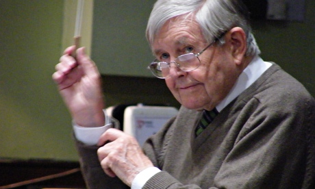 Arthur Butterworth conducting