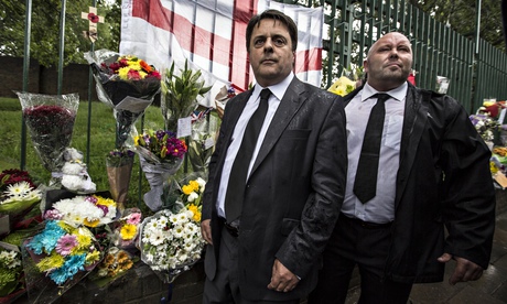 Nick Griffin (left) was expelled from the British National party last October