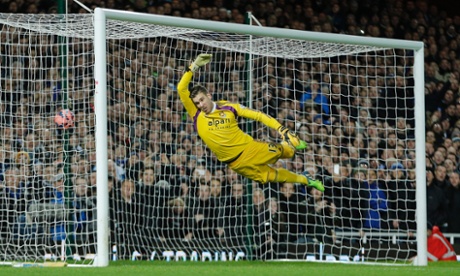 West Ham's keeper Adrian is caught out by the  cheeky near-post free-kick ...