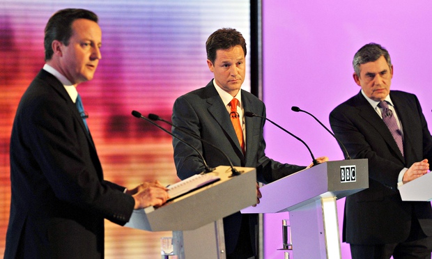 Cameron would rather look frit than face a bashing from Farage.