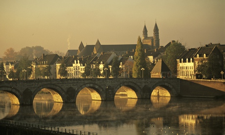 bridge over river maas