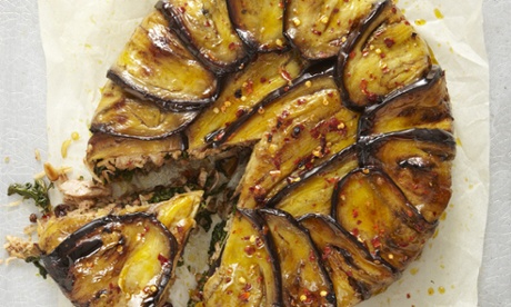 Yotam Ottolenghi's aubergine pilaf cake