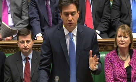 Ed Miliband accused the prime minister of making a 'pathetic excuse'.