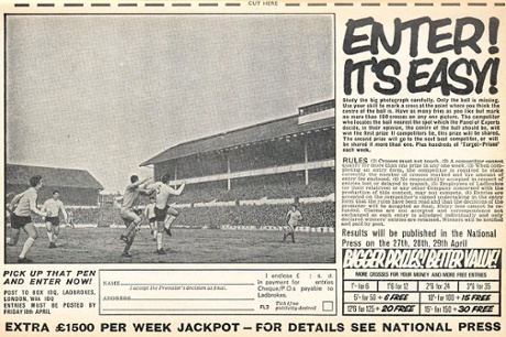 A Spot the Ball coupon.