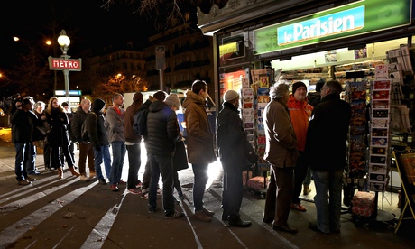 Charlie Hebdo kiosk