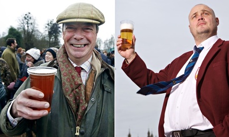 Nigel Farage and Al Murray