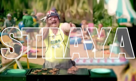 Terry Mann’s video mashup National Anthem of STRAYA. 