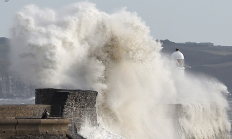 Man dies as storms lash UK