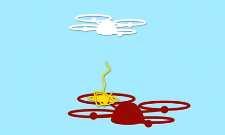 Rapere will tangle up other drones' rotors according to its developers.