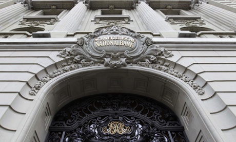 The Swiss Central bank shocks markets. Photo: AP Photo/ Peter Klaunzer.