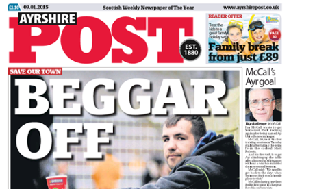 Ayrshire Post 'Beggar Off' cover.