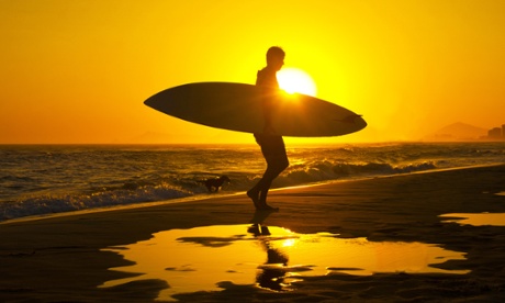 The surfer Brazil Garopaba
