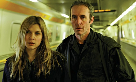 Gripping and scary … Clémence Poésy and Stephen Dillane in The Tunnel. Photograph: Sky