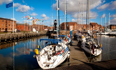 When the boats come in … 'If you only see one thing in Hull, walk around the Marina, says Lucy Beaumont of her home town.