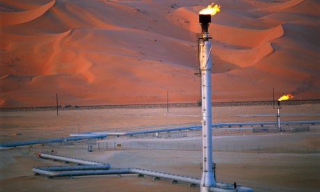 Shaybah field, Saudi Arabia. The Saudis could maintain high prices only by reducing their own output to make room in the global market for ever-increasing US production.