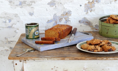 golden syrup treats on a table