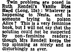 Rendell 31 March 1966