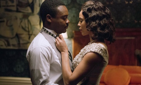 In competition… British actors David Oyelowo and Carmen Ejogo playing Americans in Selma.