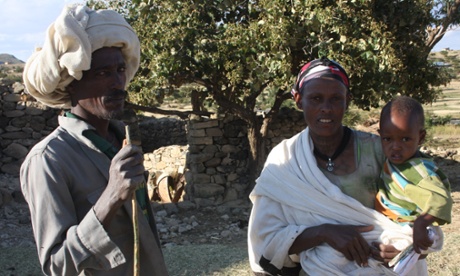 Haregeweyni Belay and her family