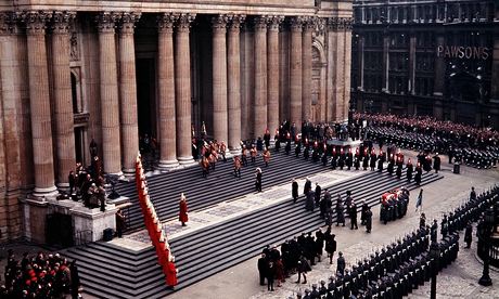 State Funeral of Sir Winston Churchill - St Paul's Cathedral, London