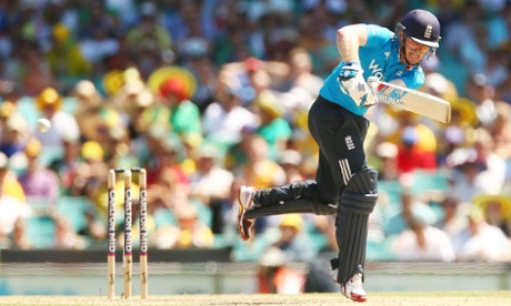 One of the shots from Eoin Morgan's brilliant innings.