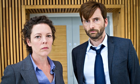 Olivia Colman and David Tennant in Broadchurch.