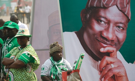 Goodluck Jonathan election poster