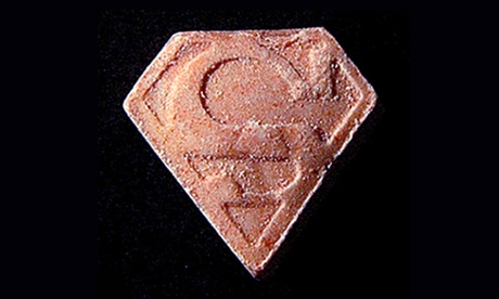 One of the Superman pills believed to have killed four people in the UK.