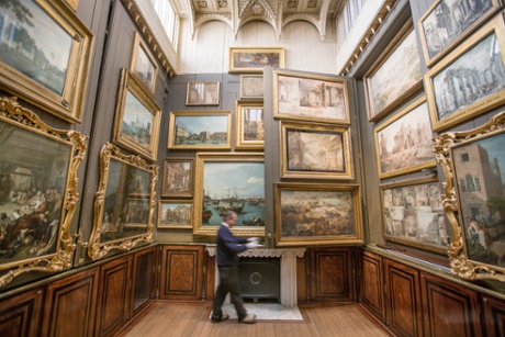 The Picture Room at the Sir John Soane's Museum, which has 6,500 objects on display and holds 7,000 books and 37,000 drawings in its collection.