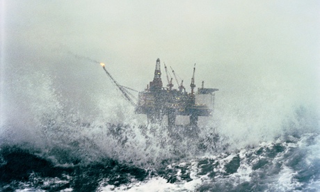 North Sea oil rig