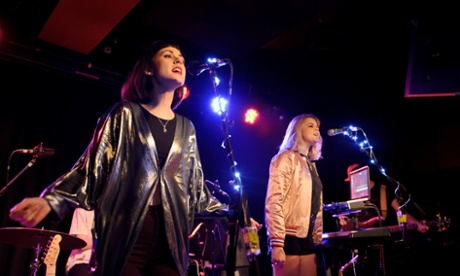 Ekkah's Rebecca Wilson, left, and Rebekah Pennington: 'gilded night-creatures-next-door singing about love and dancing'.