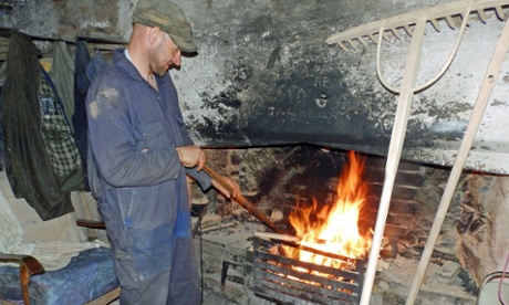 Graeme Rudd, who, with his father John, keeps a rare tradition alive as two of the country's last rakemakers.