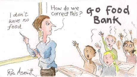 Ros Asquith cartoon on food