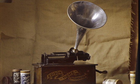 An early Edison phonograph