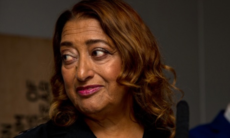 Iraqi-British architect Zaha Hadid designed the futuristic stadium.