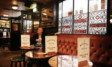 Inside Whitelock's, a Grade-II listed pub that dates back to 1715.