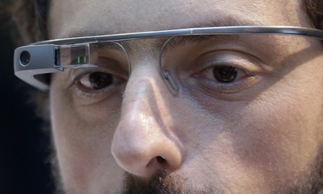 Google Glass. It does make you look like a twerp. Doesn't it?