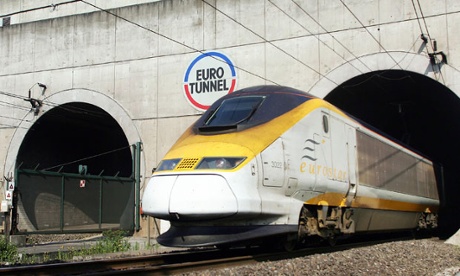 Channel tunnel Eurostar Eurotunnel train