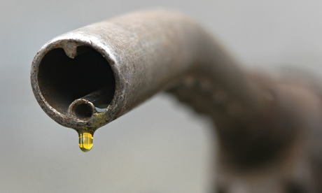 A petrol pump nozzle 