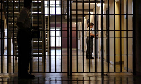 Interior of a prison