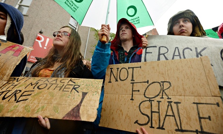 Anti-fracking campaigners