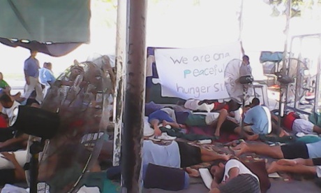 manus island hunger strike