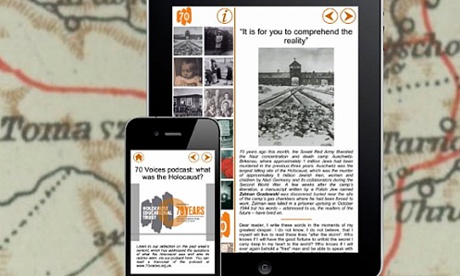 The 70 Voices app will offer first-hand Holocaust memories.