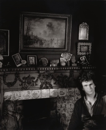 Sir Simon Rattle photographed in 1982 by Rory Coonan on a Victorian plate camera.