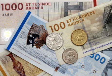 Danish krone slips after rate cut. Photo: Alamy.