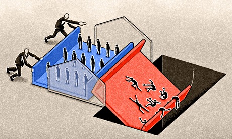 Agency workers illustration by Matt Kenyon