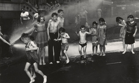 Children play in the Lower East Side, in New York City, 1937.